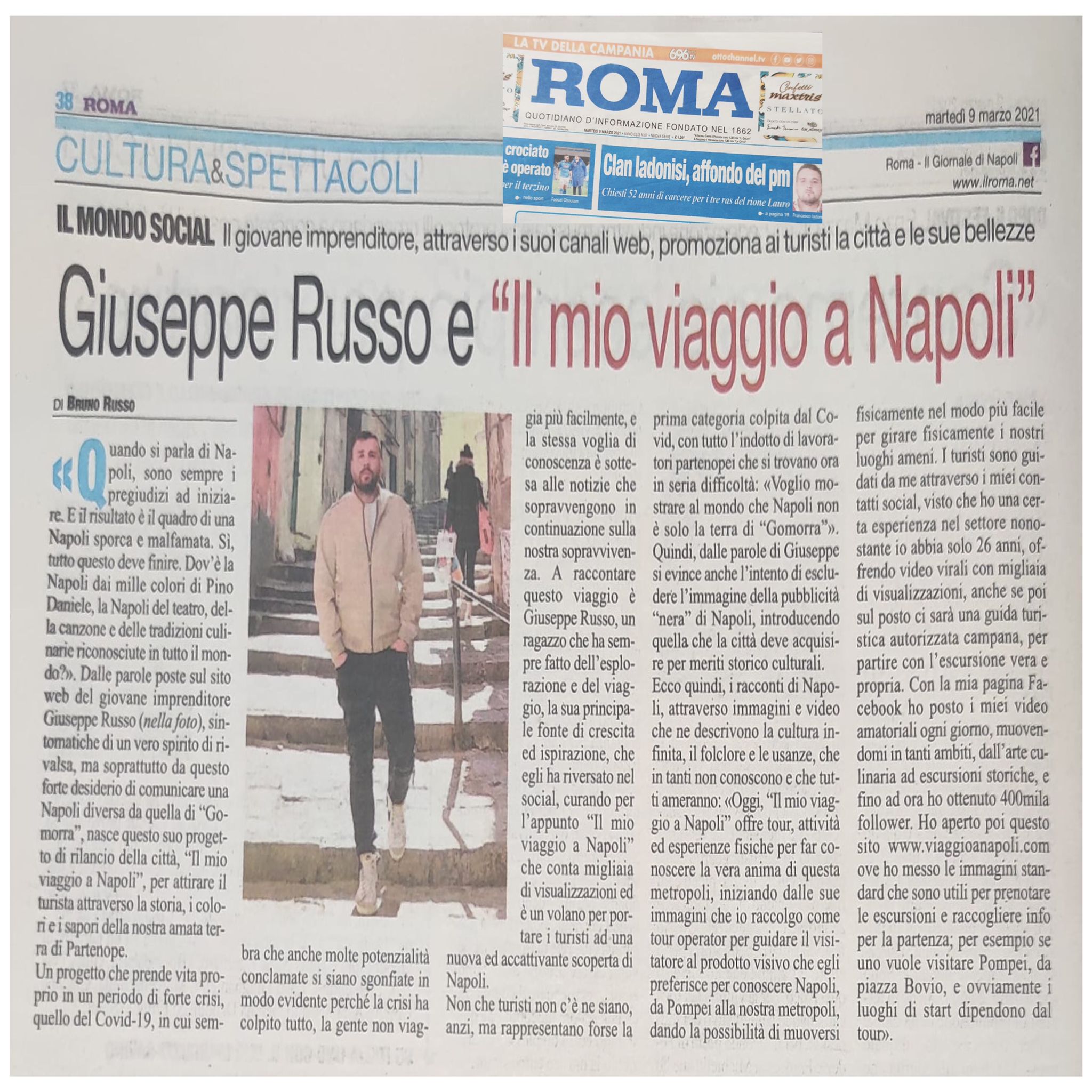 Giuseppe Russo Il Mio Viaggio A Napoli Fidanzata